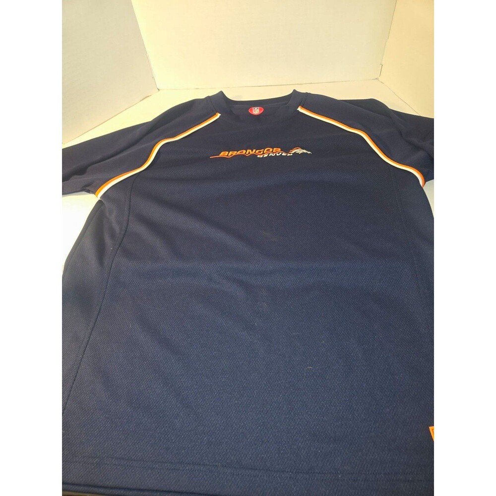 VF Imagewear Denver Broncos NFL Football Navy Team Shirt Mens Size M